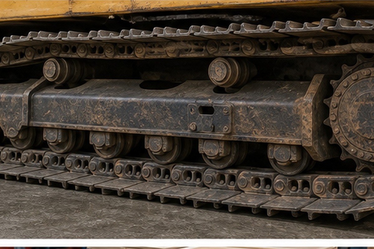 Rodillos cadena y zapatas del tren de rodaje