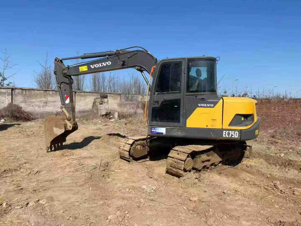 VOLVO EC75DL used excavator photo 1