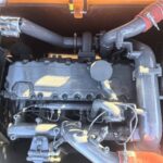 Engine compartment of the refurbished Doosan DX210W
